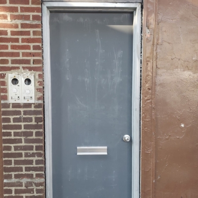 Hollow Metal Door with Mail Slot