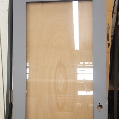 Panel Hollow Metal Door With Glass