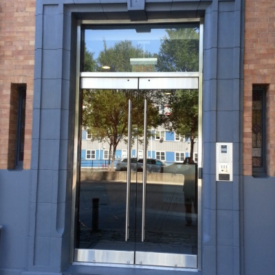 Pair of Clear Glass doors