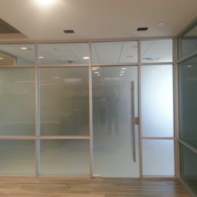 NYC storefront glass doors