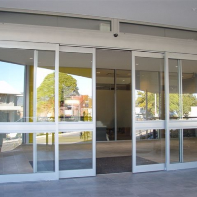 bi-fold aluminum storefront installation New York City